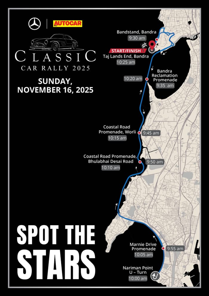 Top cars to watch out for at Mercedes-Benz Classic Car Rally 2025 